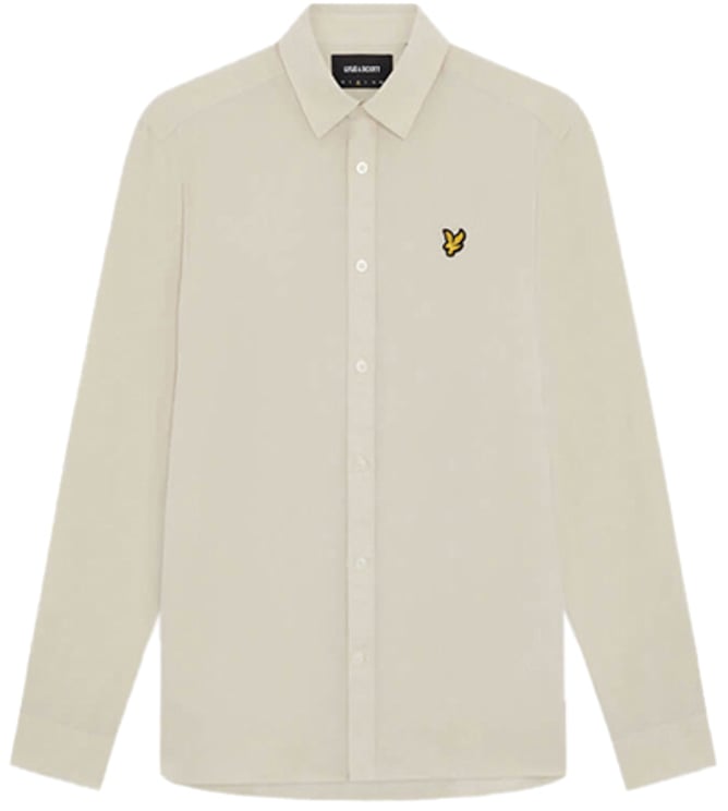 Lyle & Scott Lyle & Scott Long Sleeve Linen Blend Shirt
