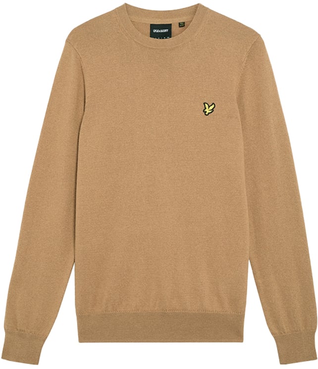 Lyle & Scott Lyle &amp; Scott Cotton Merino Crew Neck Jumper