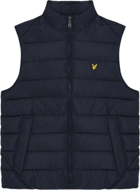 Lyle & Scott Lyle&scott Quilted Gilet Bodywarmers Donkerblauw Jk2401v