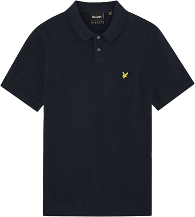 Lyle & Scott Lyle & Scott Cotton Short Sleeve Knitted Polo