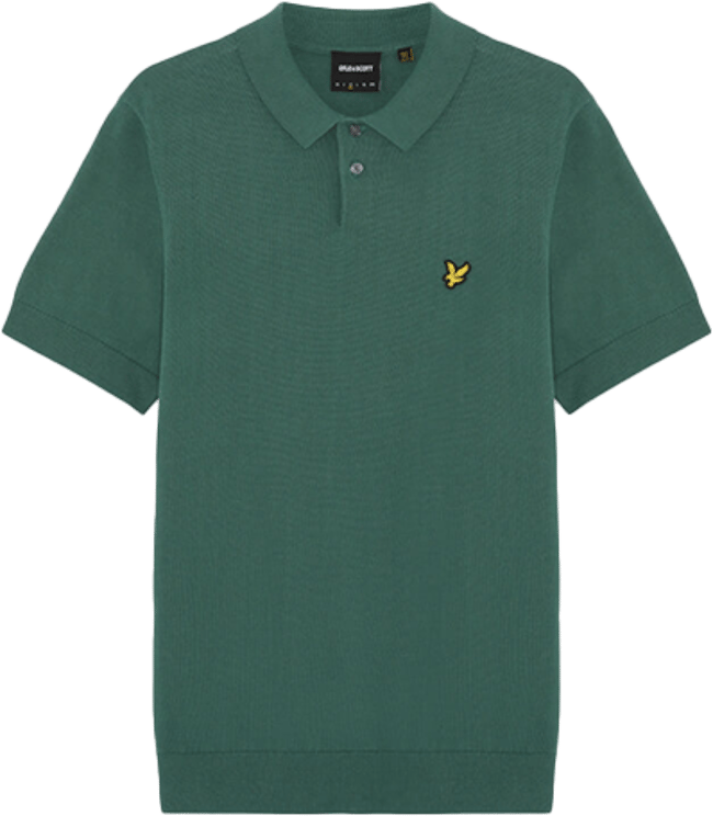 Lyle & Scott Lyle & Scott Cotton Short Sleeve Knitted Polo