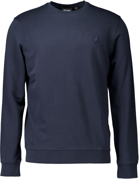 Lyle & Scott Lyle&scott Superfine Crew Neck Sweaters Donkerblauw Ml2255ton