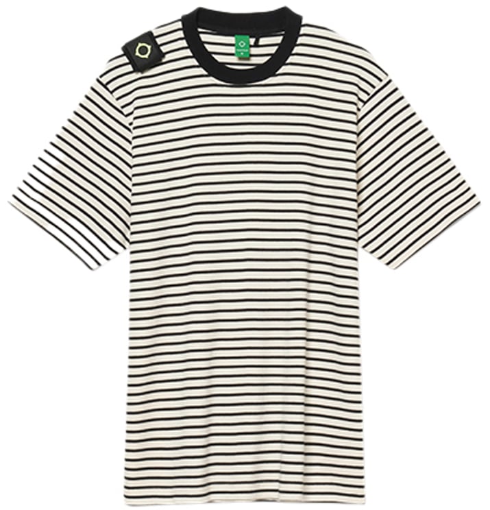 Ma.Strum Ma.Strum Stripe Badge SS Tee