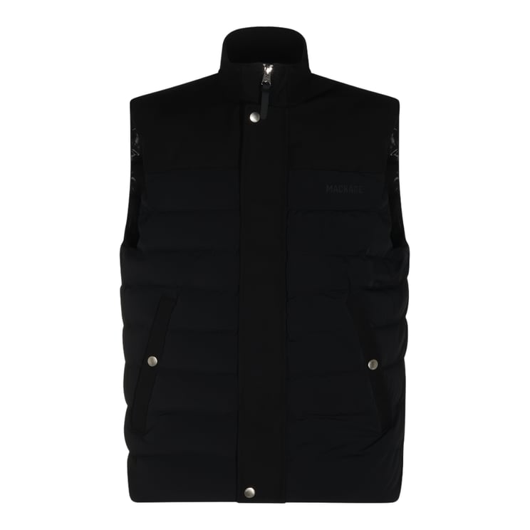 Mackage Quilted Sleeveless Vest with High Collar