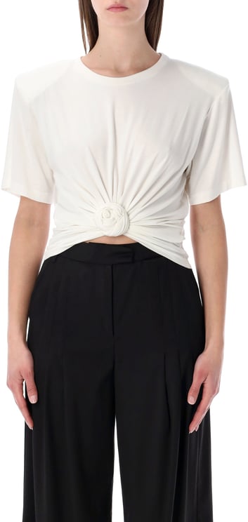 Magda Butrym Tshirt Rose Bianco