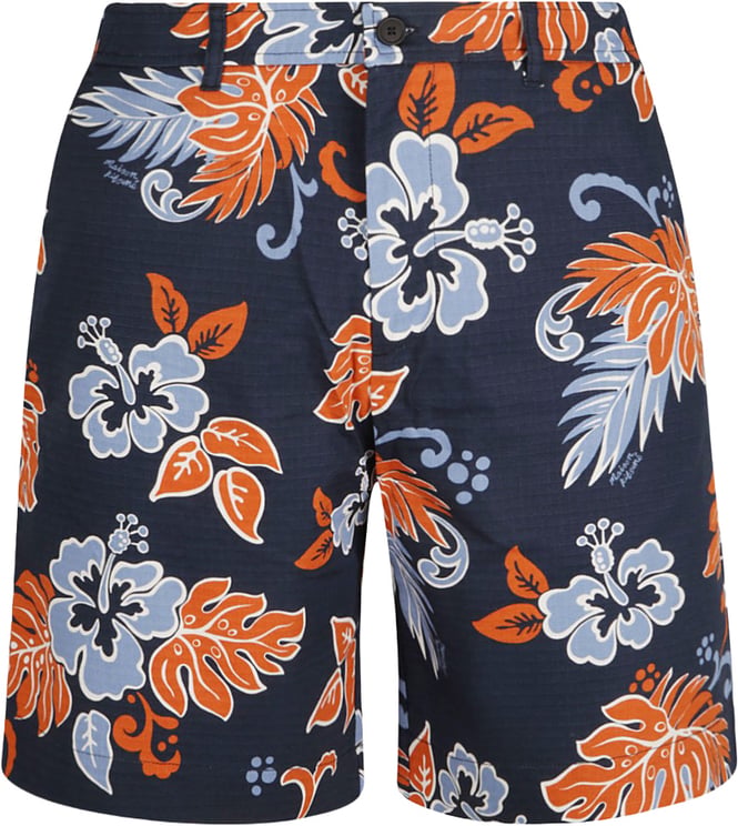 Maison Kitsuné Casual Tropical Floral Shorts