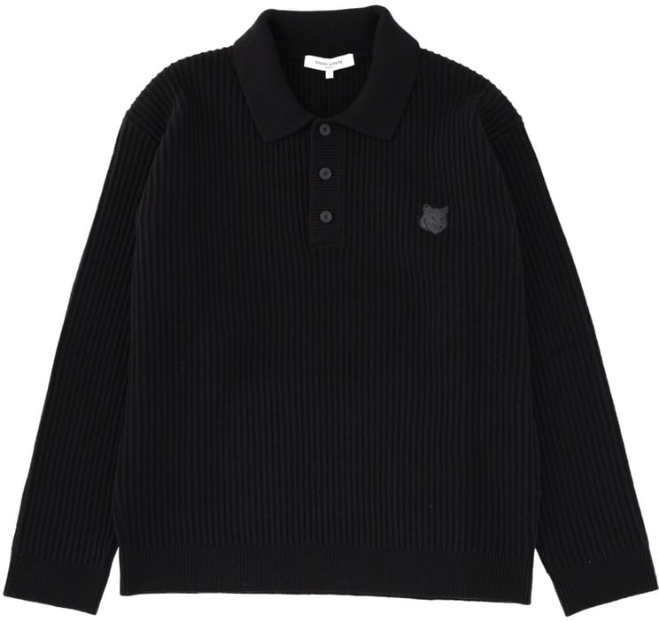 Maison Kitsuné LONG-SLEEVED POLO SHIRT