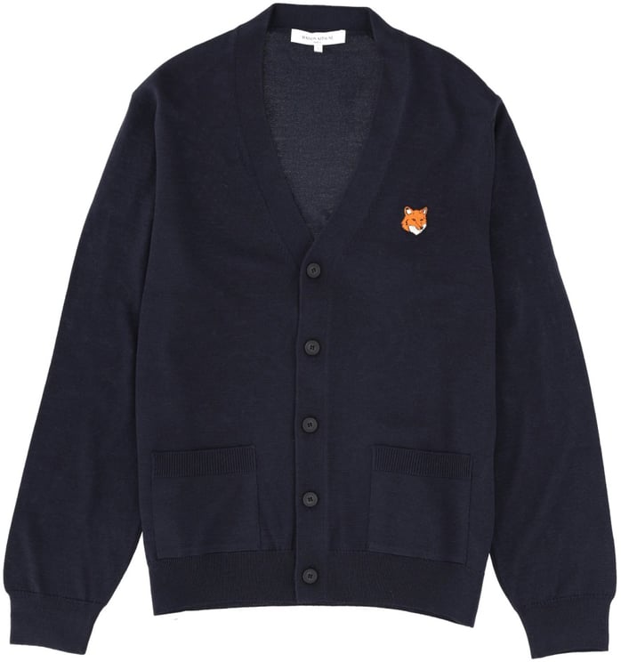 Maison Kitsuné "FOX HEAD" CARDIGAN