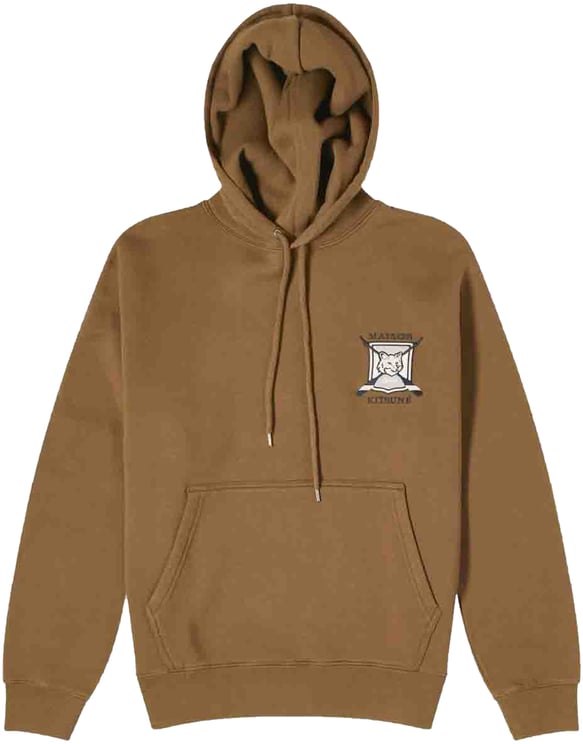 Maison Kitsuné College Fox Logo Hoodie