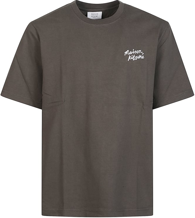 Maison Kitsuné Handwriting Comfort T-shirt Brown