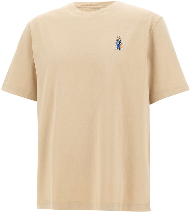 Maison Kitsuné Maison Kitsune' T-Shirts And Polos Beige