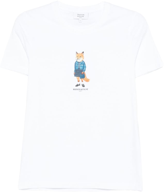 Maison Kitsuné Maison Kitsune' T-Shirts And Polos White