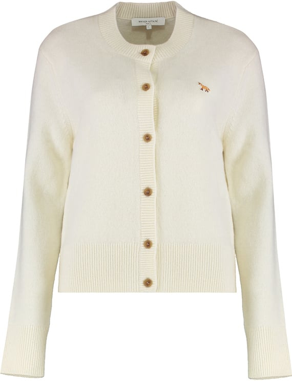 Maison Kitsuné Merino wool cardigan