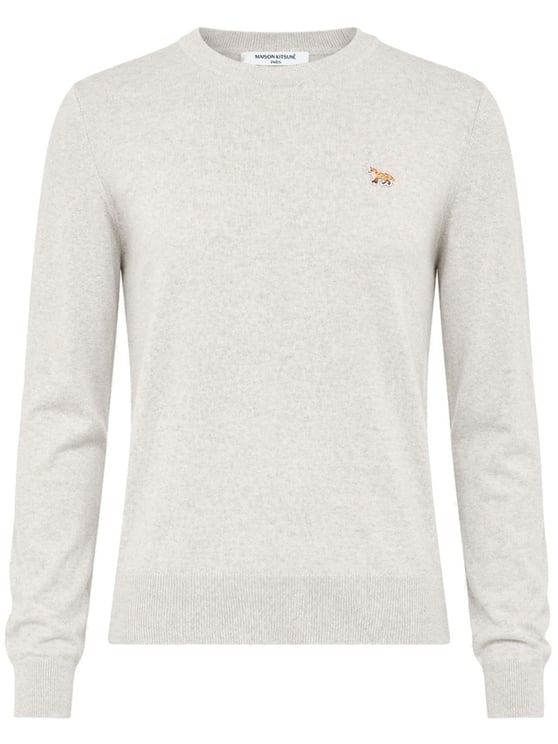 Maison Kitsuné Neutral Wool Regular Fit Sweater