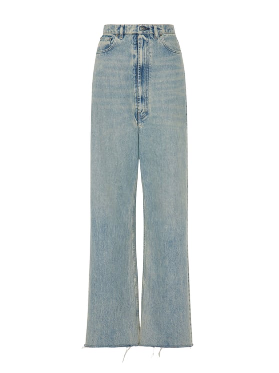 Maison Margiela Light Blue Four Stitches Denim Jeans