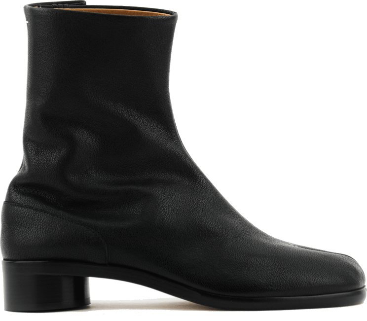 Maison Margiela Tabi Boot Men Black Leather