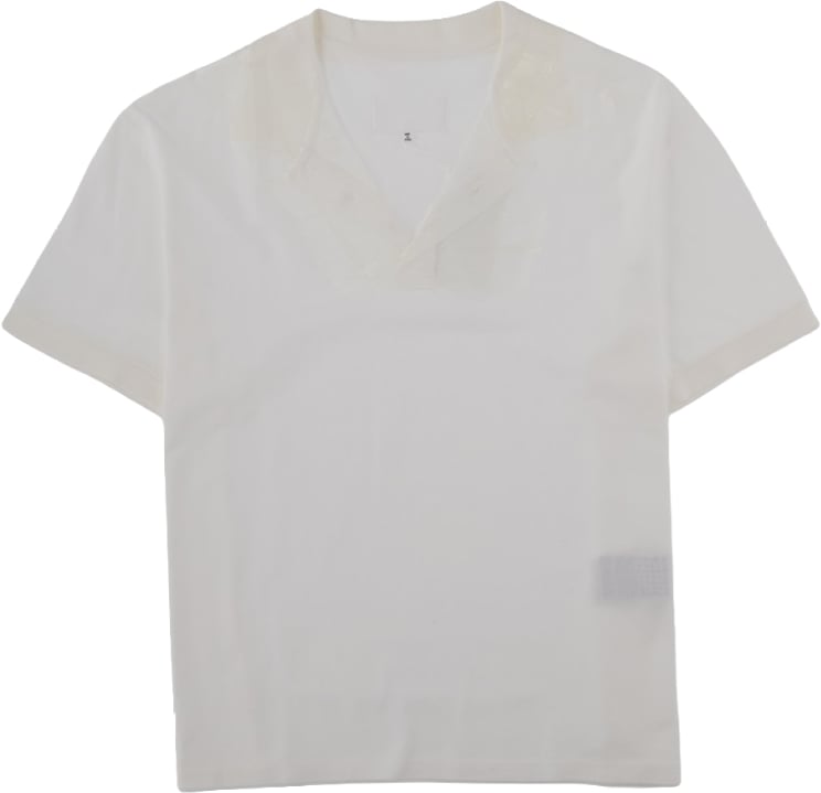 Maison Margiela T-SHIRT "TAPED" CON SCOLLO A V