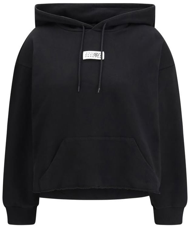 Maison Margiela MM6 Black Cotton Sweatshirt