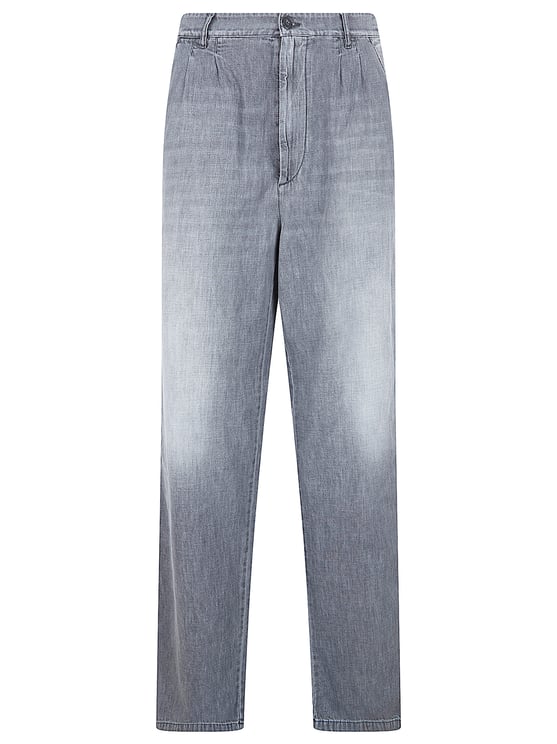 Maison Margiela Straight-Leg Jeans with Sun-Faded Treatment