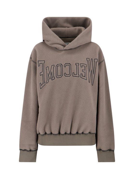 Maison Margiela Teddy Taupe Fabric Hoodie