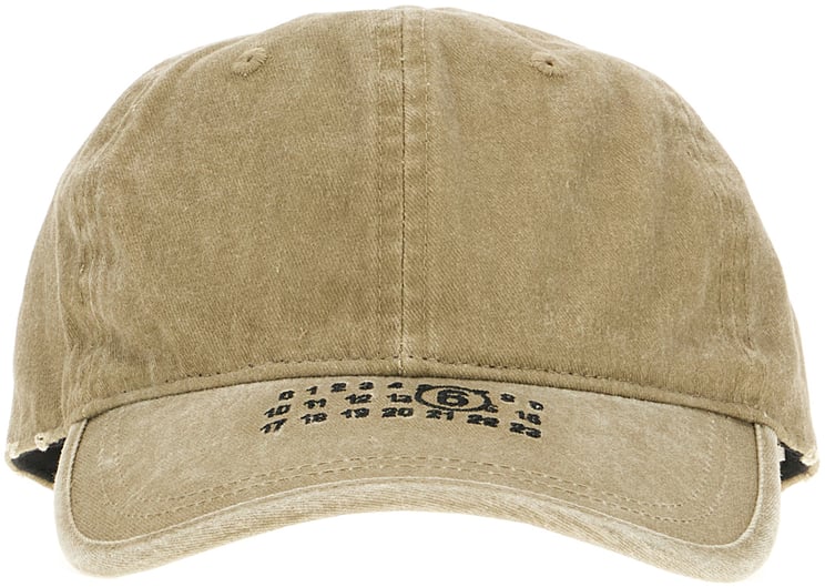 Maison Margiela Mm6 Maison Margiela Sage green cotton baseball cap