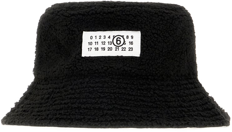 Maison Margiela Mm6 Maison Margiela Black polyester hat