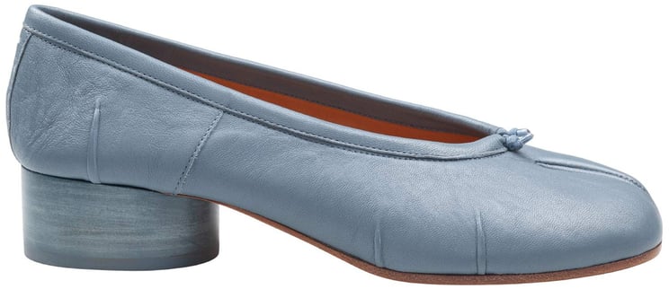 Maison Margiela Maison margiela tabi leather ballerina flats, light blue