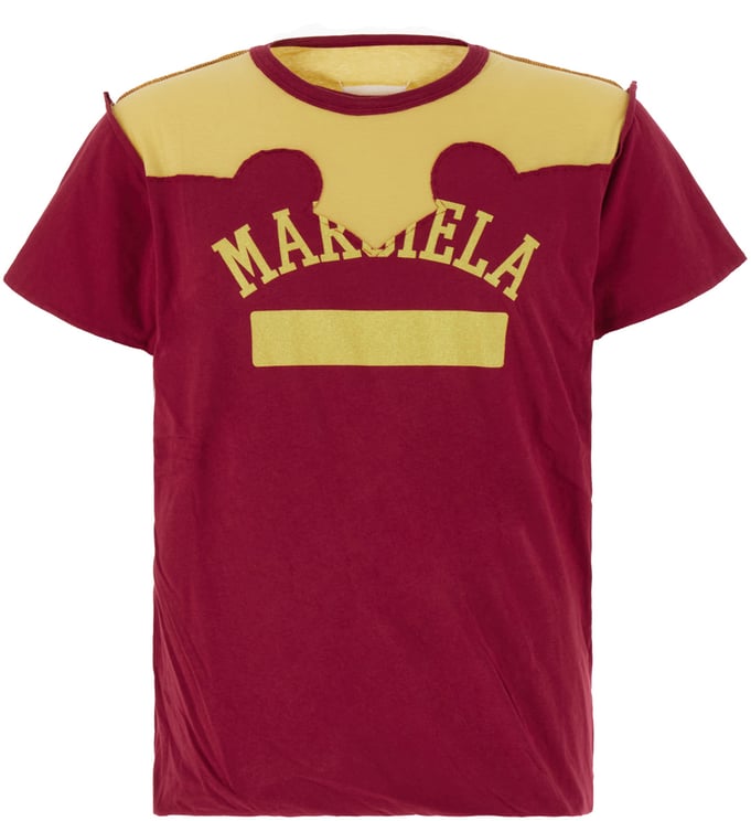 Maison Margiela Maison Margiela Two-tone cotton t-shirt