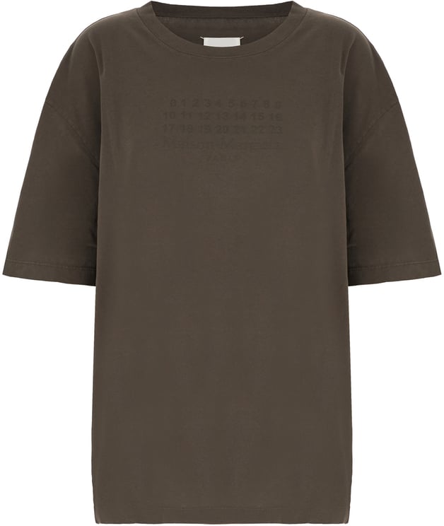 Maison Margiela Maison Margiela Dark grey cotton t-shirt