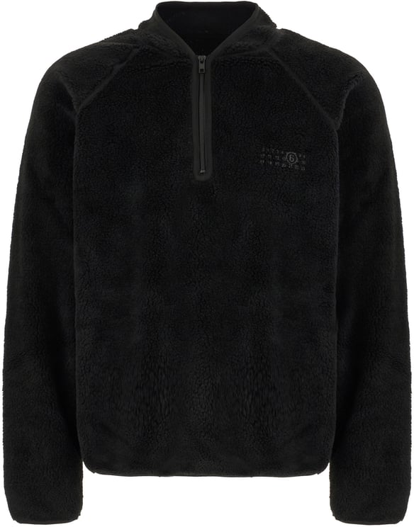 Maison Margiela Mm6 Maison Margiela Black polyester sweatshirt