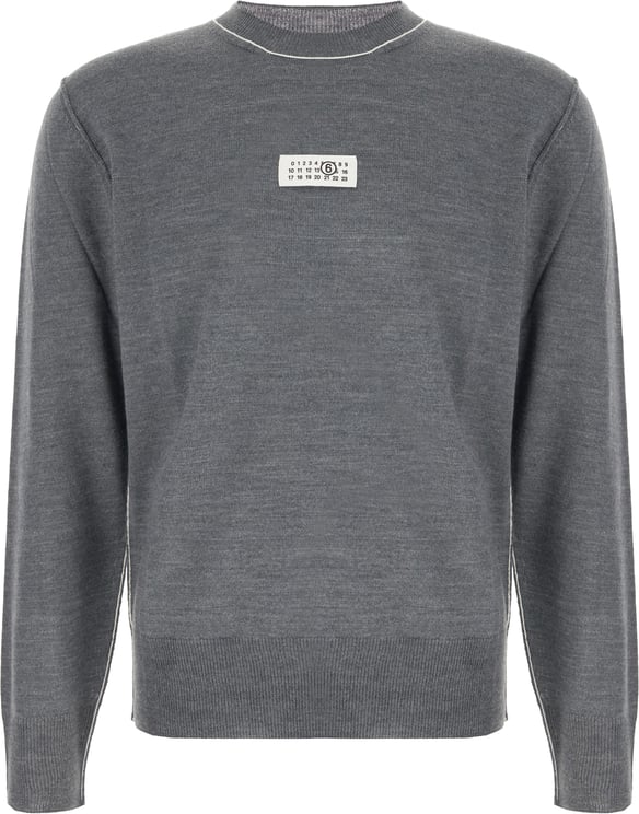 Maison Margiela Mm6 Maison Margiela Grey wool blend sweater