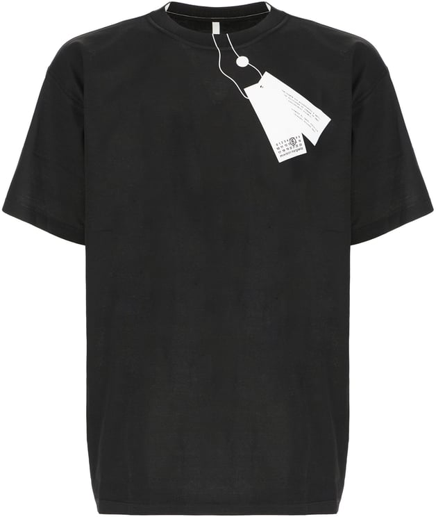 Maison Margiela Mm6 Two-tone cotton t-shirt
