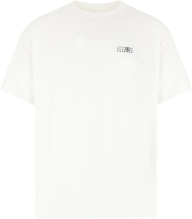 Maison Margiela Mm6 White cotton t-shirt