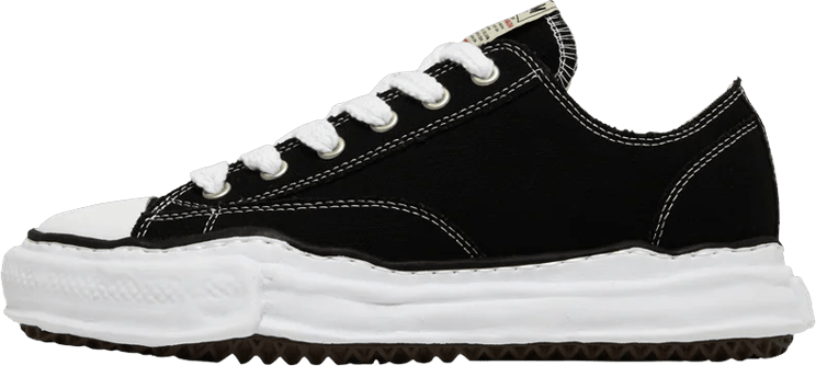 Maison Mihara Yasuhiro Maison Mihara Yasuhiro Peterson OG Sole Canvas Low Black