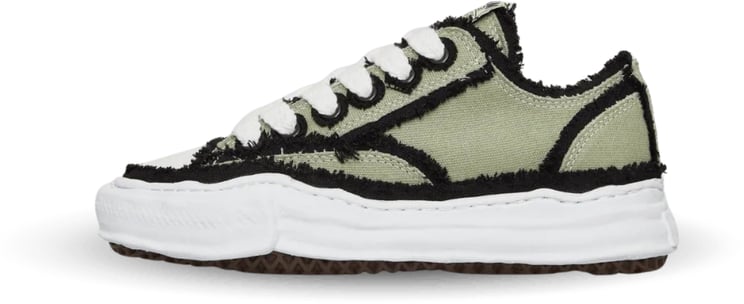 Maison Mihara Yasuhiro Maison Mihara Yasuhiro Peterson OG Sole Canvas Low Frayed Khaki