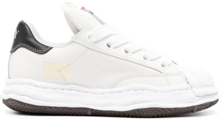 Maison Mihara Yasuhiro Blakey Original Sole Leather Puffer Low Top Sneaker White