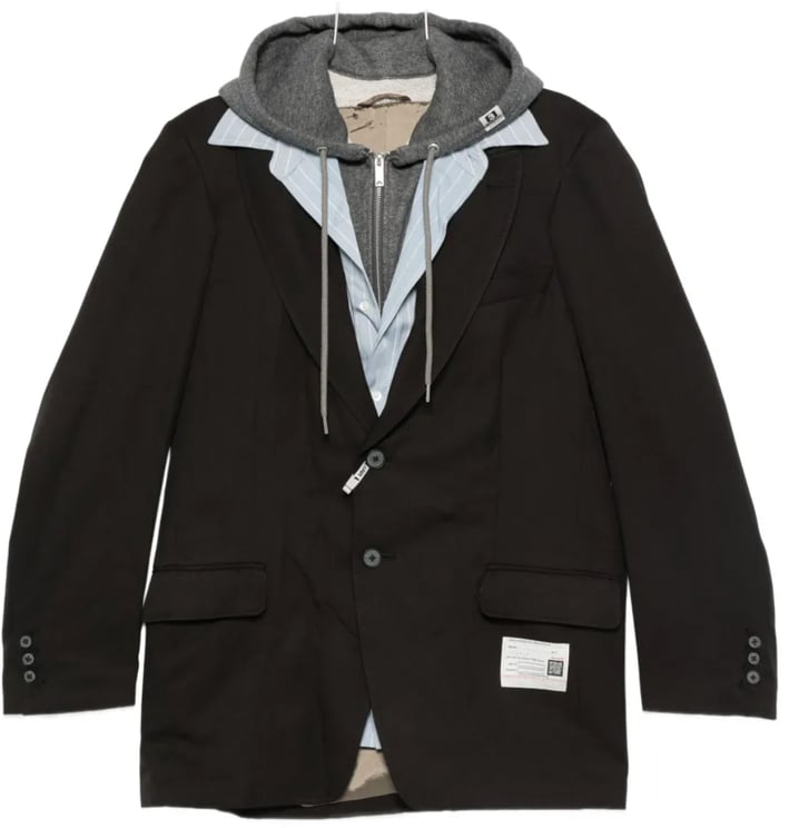 Maison Mihara Yasuhiro Triple Layered Jacket Black