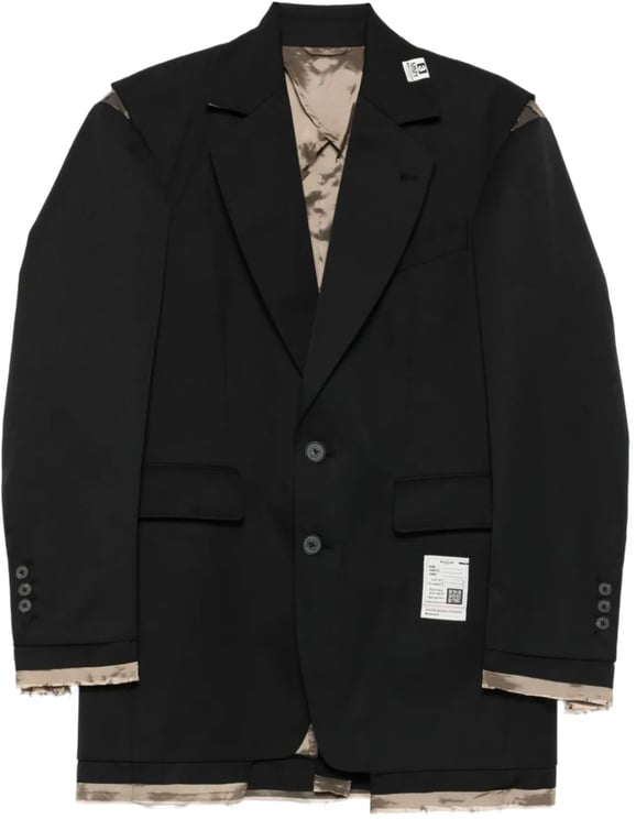 Maison Mihara Yasuhiro Dry Wool Jacket Black