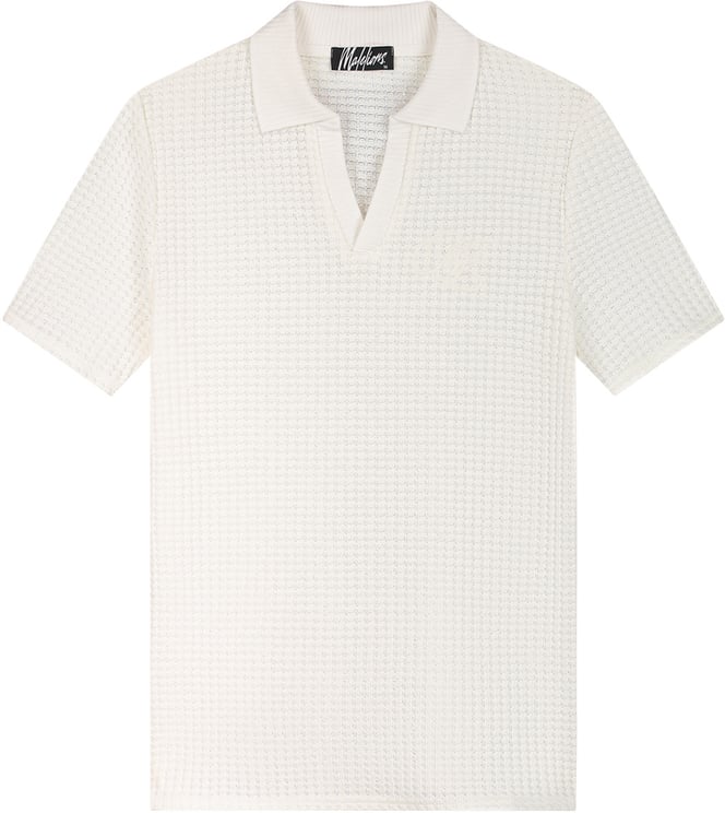 Malelions Malelions Men Chunky Waffle Buttonless Polo