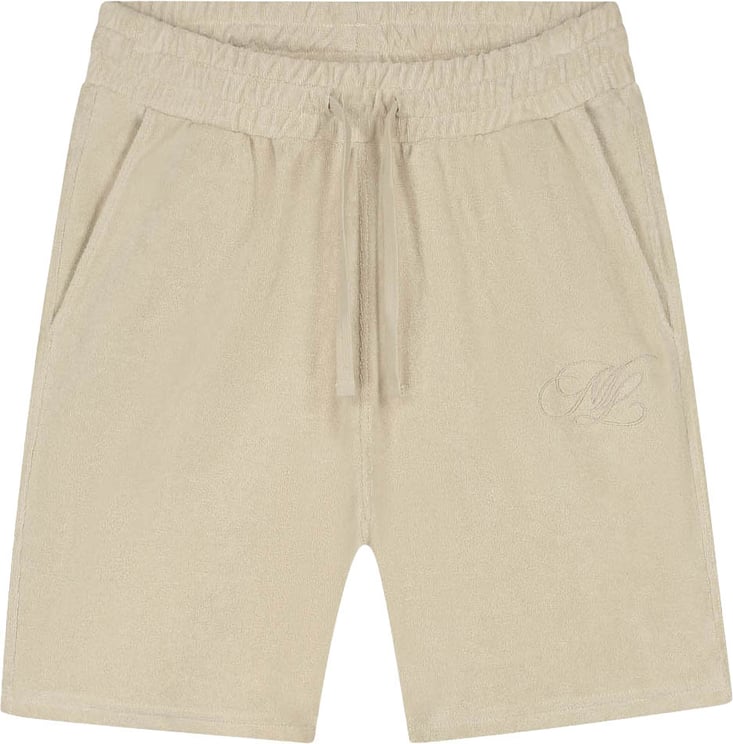 Malelions Malelions  Emblem Towelling Shorts MMB30026059 Light Taupe 50014