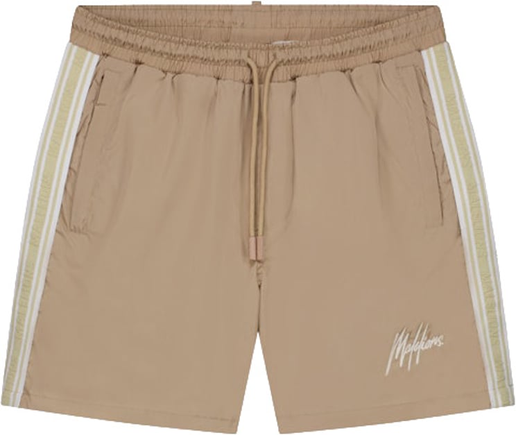 Malelions Malelions Malelions Men Studio Swim Shorts MMC30026049 Light Taupe 50014