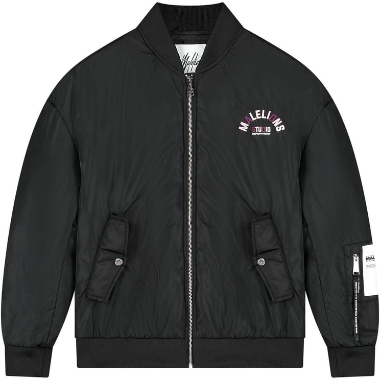 Malelions Malelions Women Oversized Label Bomber Jacket