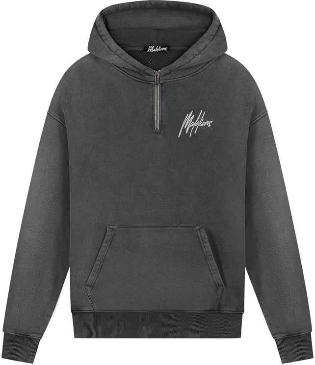 Malelions Malelions Men Chainstitch Signature Half Zip Hoodie
