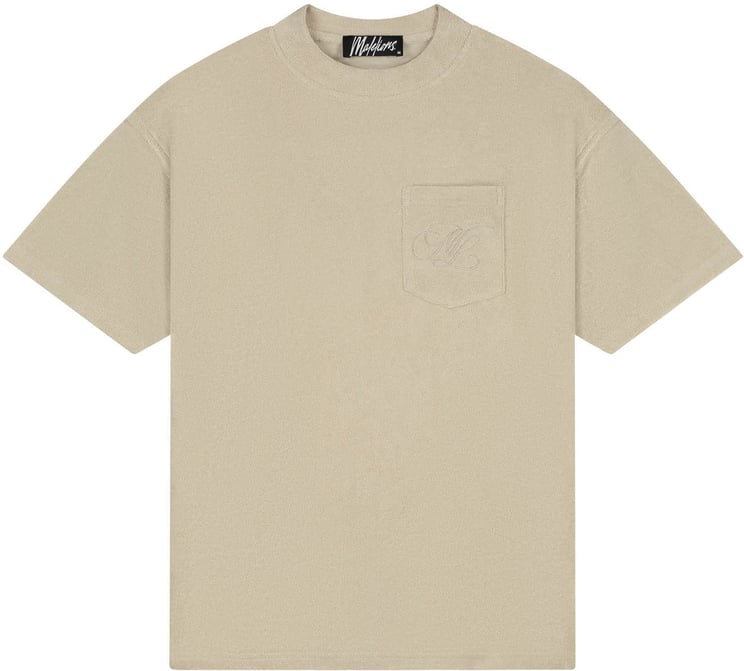 Malelions Malelions Men Emblem Towelling T-Shirt