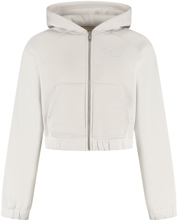 Malelions Malelions Women Cropped Emblem Zip Hoodie