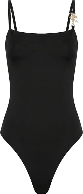 Malelions Malelions Women Charm Emblem Bodysuit
