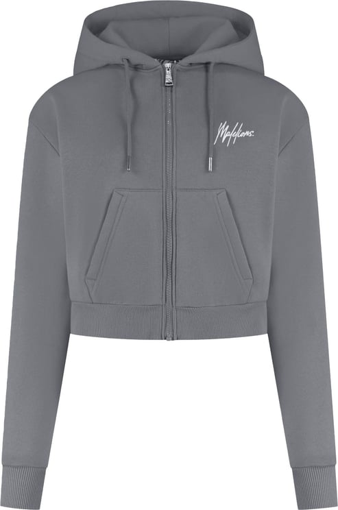 Malelions Malelions Women Cropped Zip Hoodie