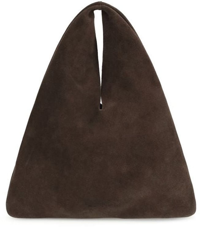 Manebi Manebi Brown Calf Leather Bos Taurus Shoulder Bag