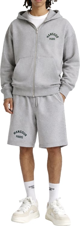 Mansour Basketball College short Heather Grey