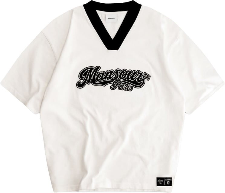 Mansour Baseball Jersey White